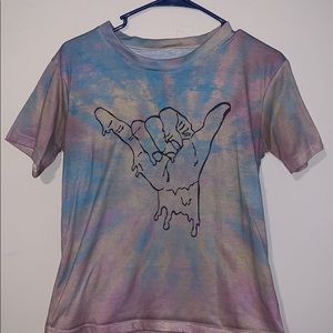 NEVER WORN TYE-DYE TOP